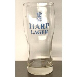 Harp Lager with Crown Logo Vintage RARE Half Pint Glass